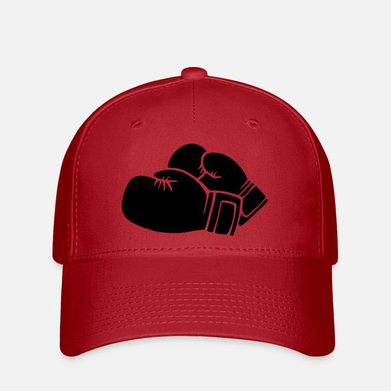 Boxhandschuhe - Flexfit Cap - Rot