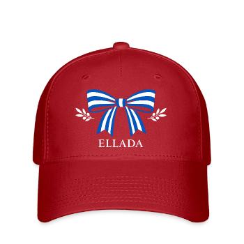 Boucle d’Ellada - Casquette Flexfit - rouge - Devant