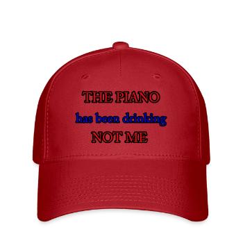 Piano 05 - Flexfit Cap - red - Front