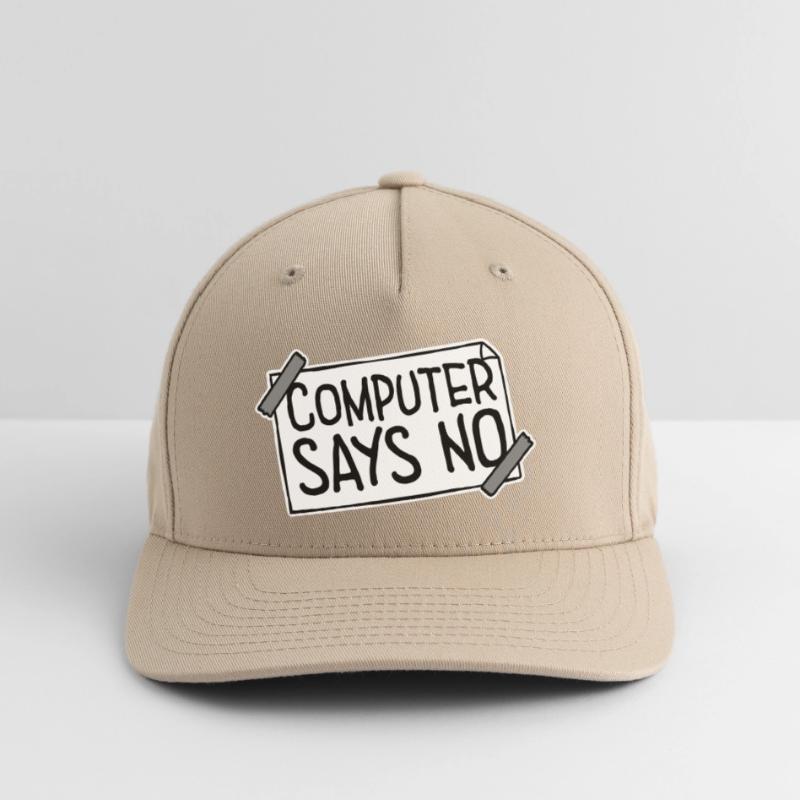 Computer Says No Funny Programmer Nerd Technique Flexfit Cap