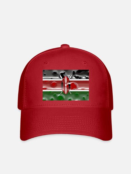 Kenia Kenia - Flexfit Cap - Rot