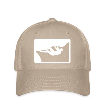 Boulderer en plein air - Casquette Flexfit - kaki - Devant