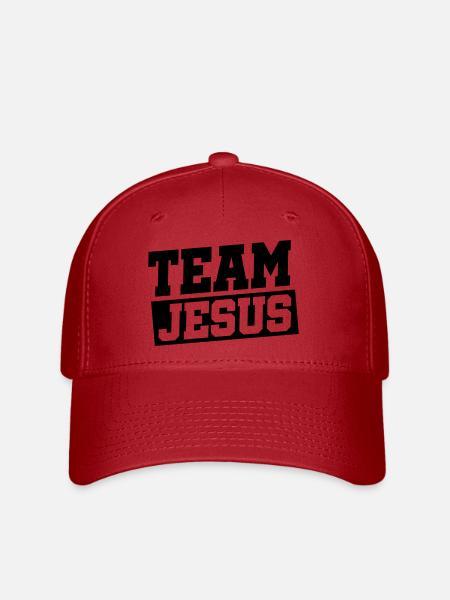jesus team - Flexfit Cap - Rot