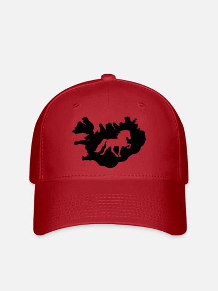 Tölter Island - Flexfit Cap - Rot