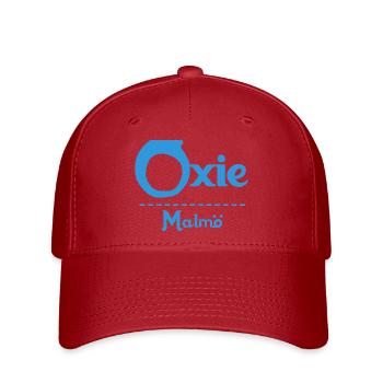 Oxie – Malmö Sky Blue Design - Flexfit Cap - red - Front