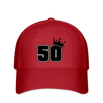 50 - Flexfit Cap - Rot - Vorne