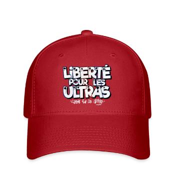 liberté pour les ultras - Casquette Flexfit - rouge - Devant