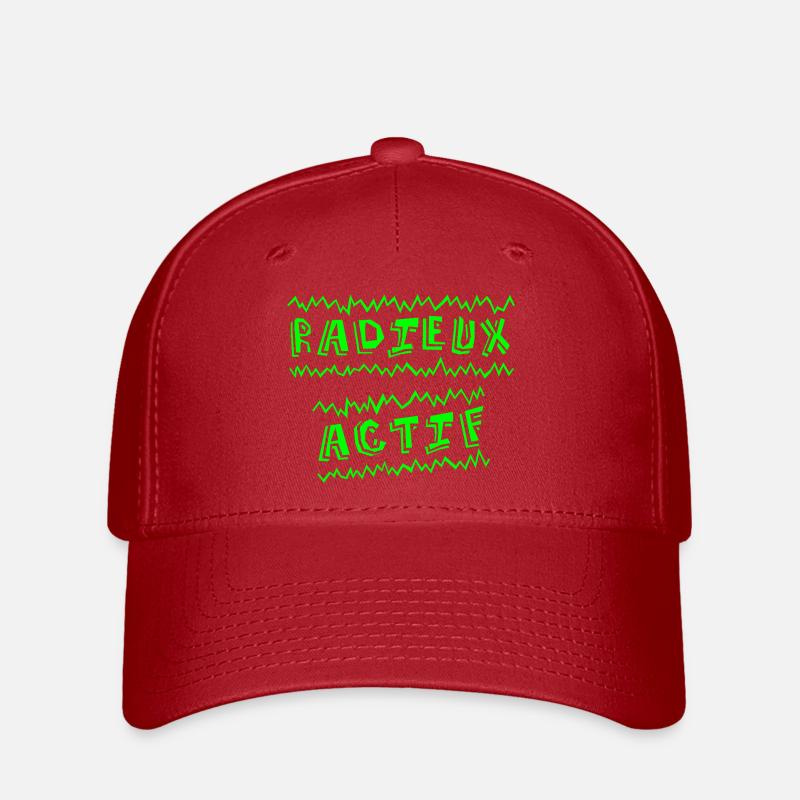 GOODBYE ACTIVE! (happiness) - Flexfit Cap - red
