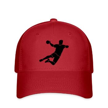 Handballer Handball - Flexfit Cap - Rot - Vorne