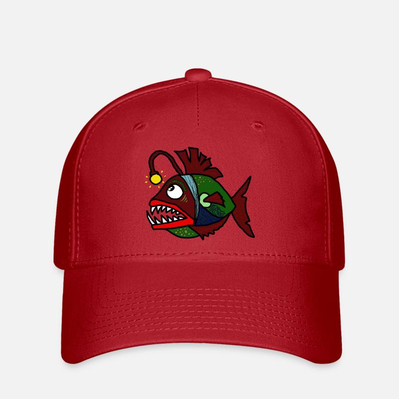 Anglerfisch - Flexfit Cap - Rot