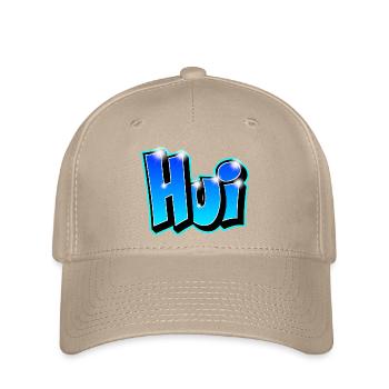 Graffiti "Hui" printable on any medium! - Flexfit Cap - khaki - Front