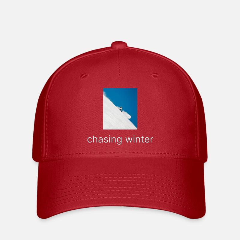 À la poursuite de l’hiver - Casquette Flexfit - rouge