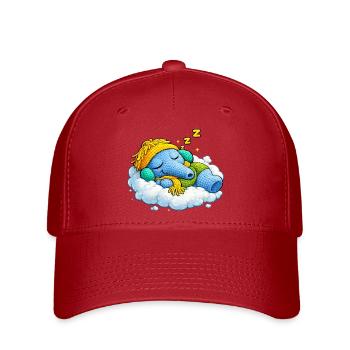 Leo Longnose Sleeping - Casquette Flexfit - rouge - Devant