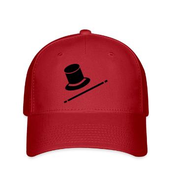 zauberer - Flexfit Cap - Rot - Vorne