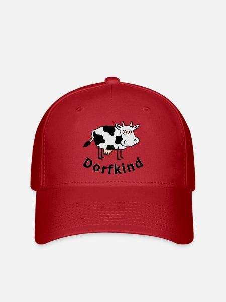 Dorfkind - Flexfit Cap - Rot