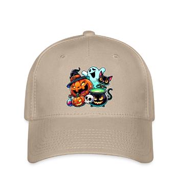 Happy Halloween - Flexfit Cap - Khaki - Vorne