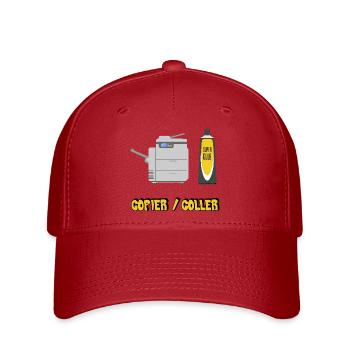 Copy and paste - Flexfit Cap - red - Front