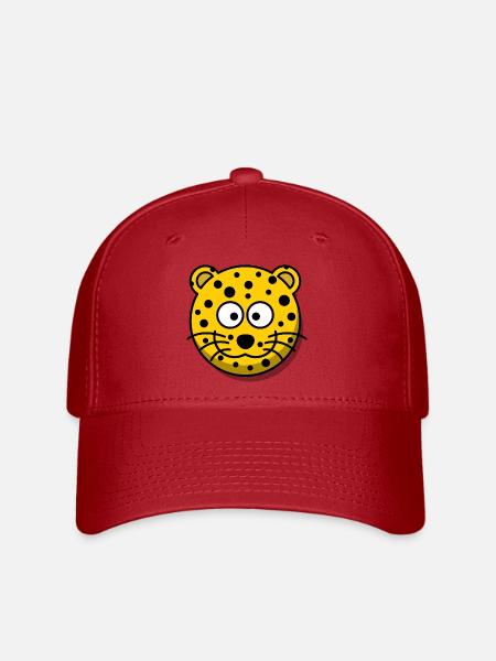 Leopard - Flexfit Cap - Rot