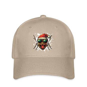 Ant Christmas Funny - Flexfit Cap - khaki - Front