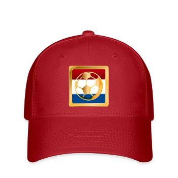 Niederlande Fußball - Flexfit Cap - Rot - Vorne