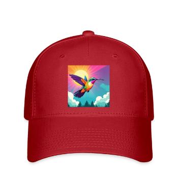 Hummingbird - Flexfit Cap - red - Front