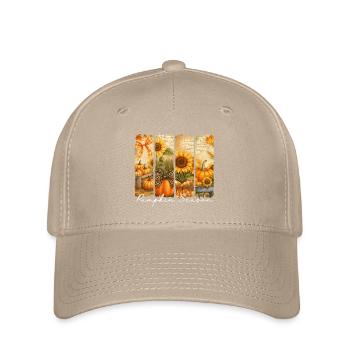 Saison des citrouilles Champ de tournesol - Casquette Flexfit - kaki - Devant
