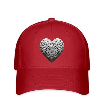 Ewiges HERZ - Flexfit Cap - Rot - Vorne