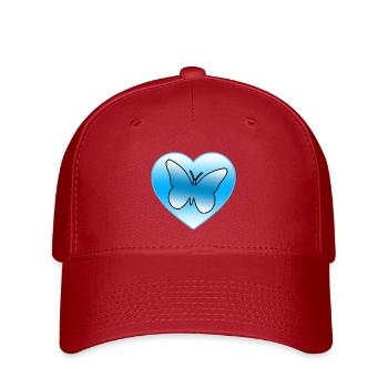 Schmetterlinge - Flexfit Cap - Rot - Vorne
