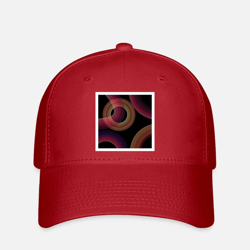 Tourbillon néon - Casquette Flexfit - rouge