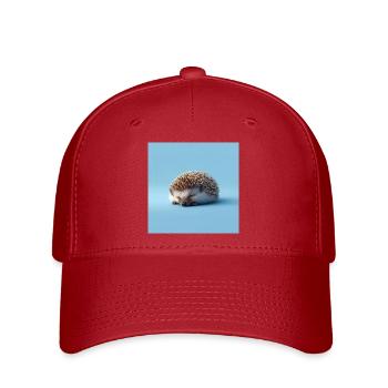 Hérisson Bleu Endormi - Casquette Flexfit - rouge - Devant