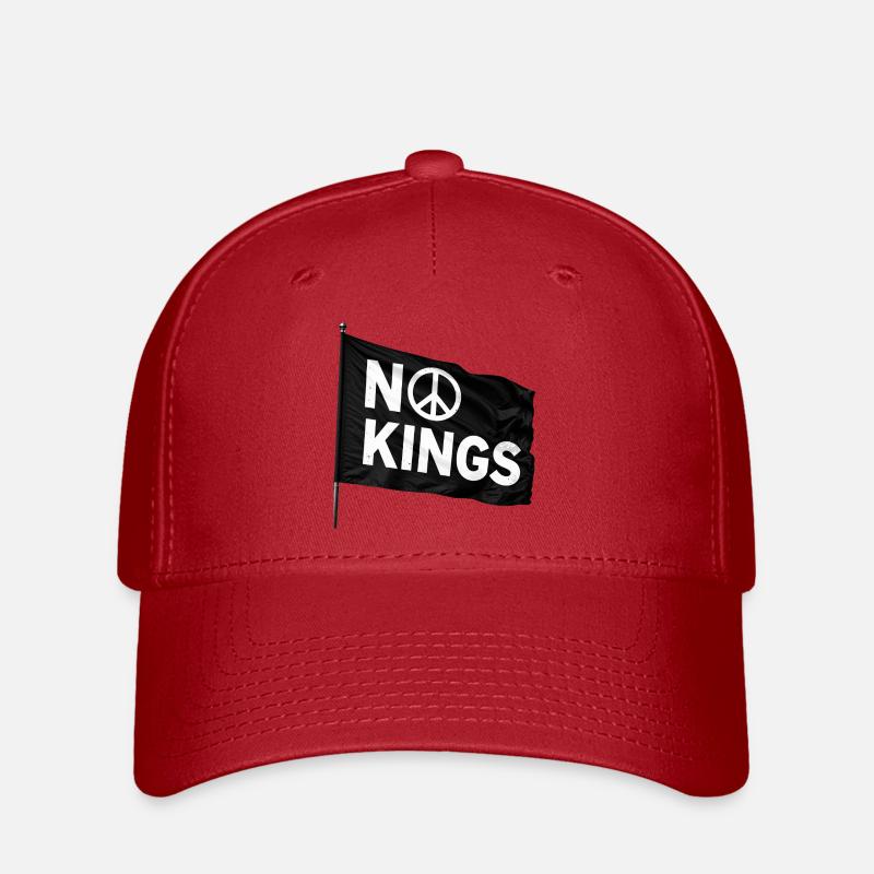 PAS DE ROIS Paix - Casquette Flexfit - rouge