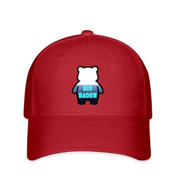 Eisbaden Bär - Flexfit Cap - red - Front