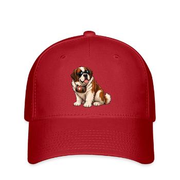 Saint Bernard - Flexfit Cap - red - Front