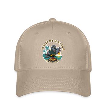 Brüssel, Belgien, Luxus-Tauben-Waffel-König, Sonnenuntergang - Flexfit Cap - Khaki - Vorne