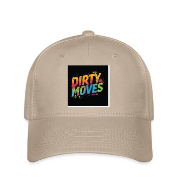Dirty Moves - Flexfit Cap - khaki - Front
