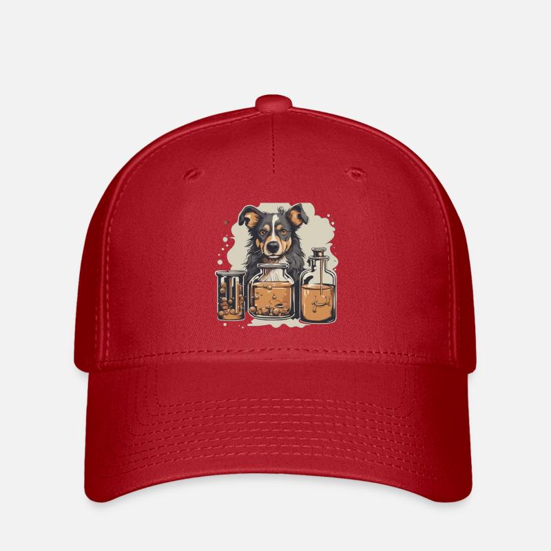 Chemiehund - Flexfit Cap - Rot