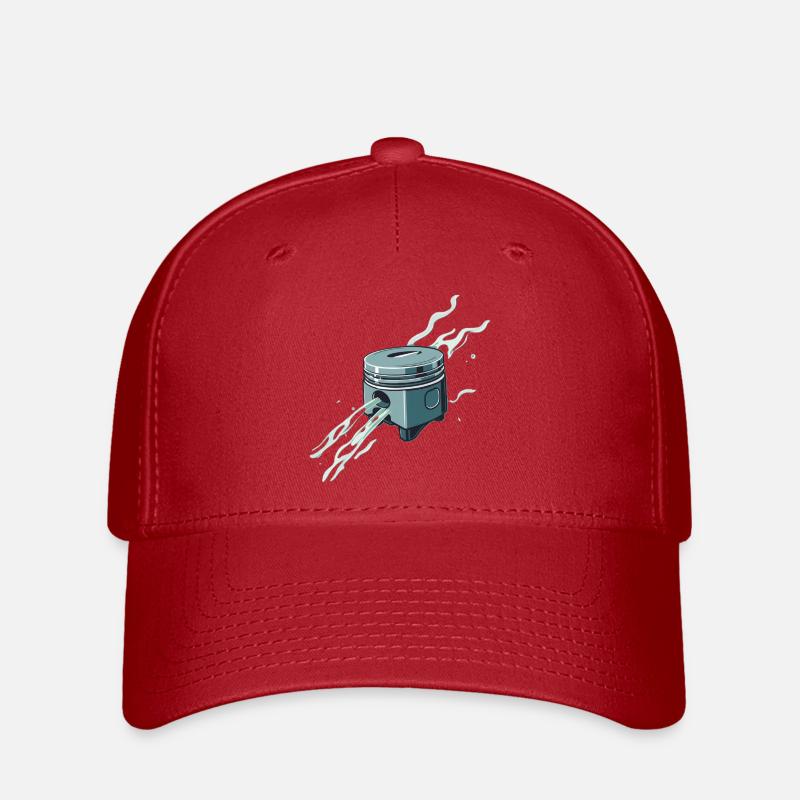 Kolbenflamme - Flexfit Cap - Rot