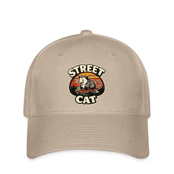 Street Cat Skate Ferret Rétro - Casquette Flexfit - kaki - Devant