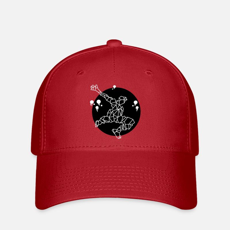 Sport - black - Flexfit Cap - red