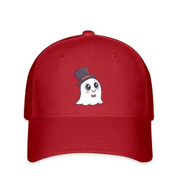 Fantôme chic chapeau et nœud - Casquette Flexfit - rouge - Devant