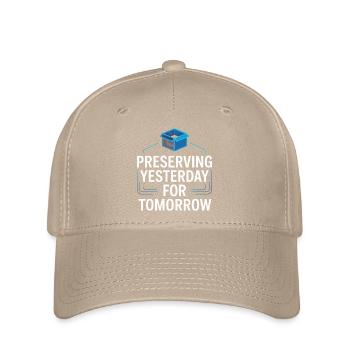 Préserver hier pour demain - Casquette Flexfit - kaki - Devant
