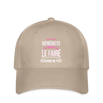 Bénédicte personne ne peut cadeau - Casquette Flexfit - kaki - Devant