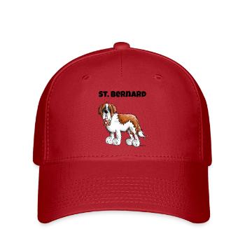 Saint Bernard - Casquette Flexfit - rouge - Devant