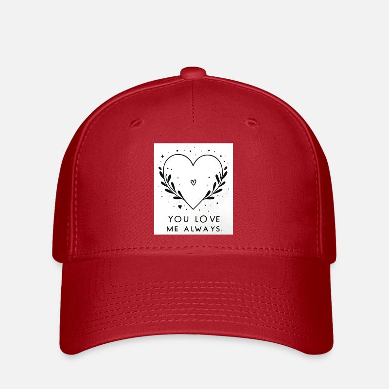 Love Card - Flexfit Cap - red