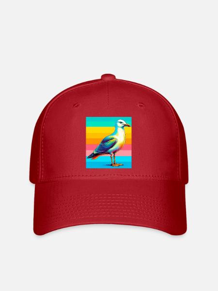 Möwe - Flexfit Cap - Rot