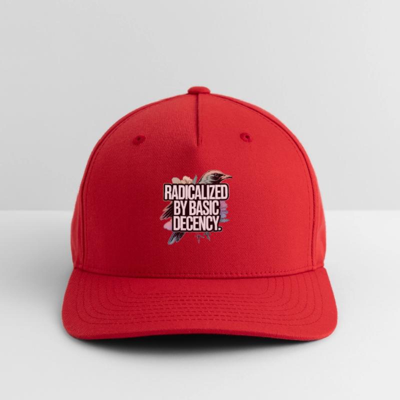 Radicalized by Basic Decency Statement Flexfit Cap