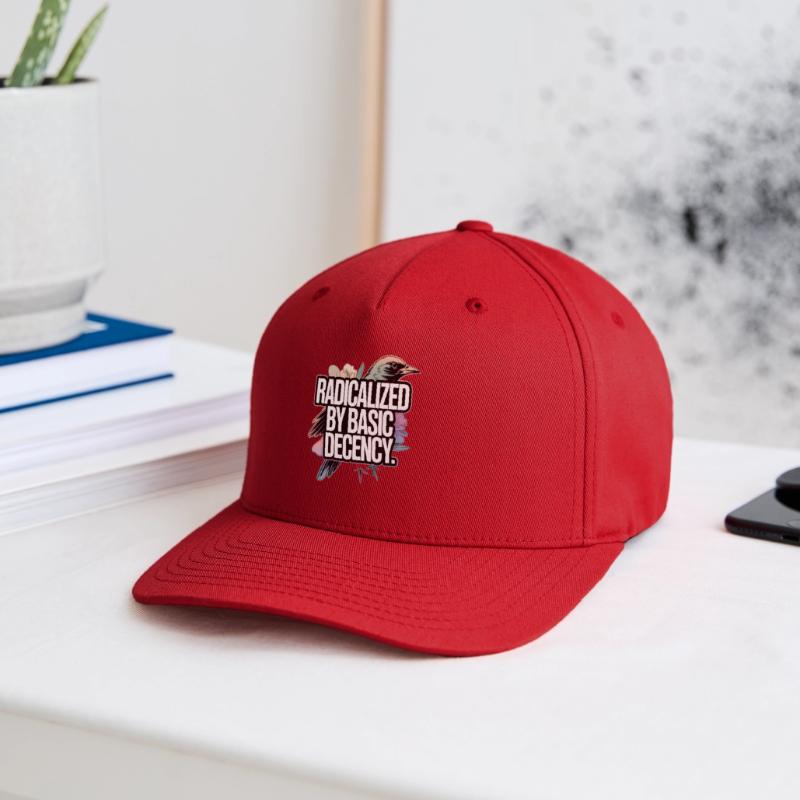 Radicalized by Basic Decency Statement Flexfit Cap