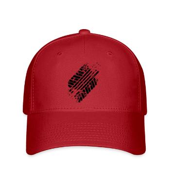 Piste de frein - Casquette Flexfit - rouge - Devant