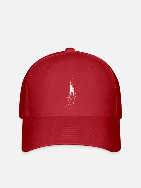 Bouldern Frauen Design - Flexfit Cap - Rot