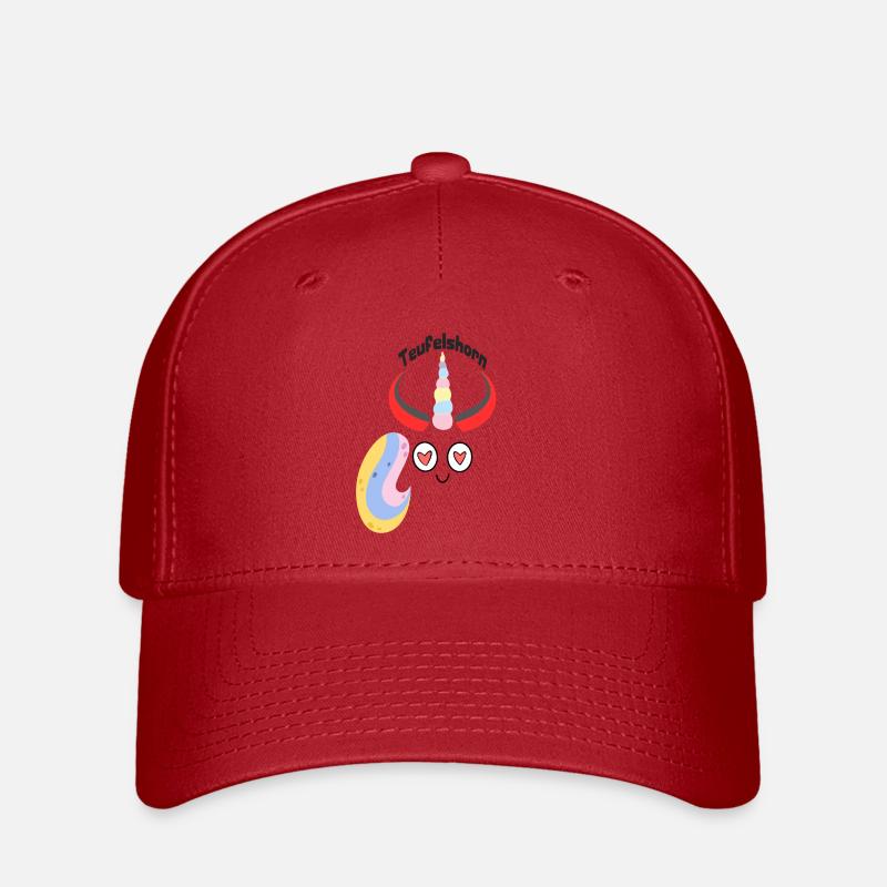 Teufelshorn - Flexfit Cap - Rot